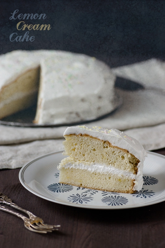 lemon cream cake | www.seitanismymotor.com