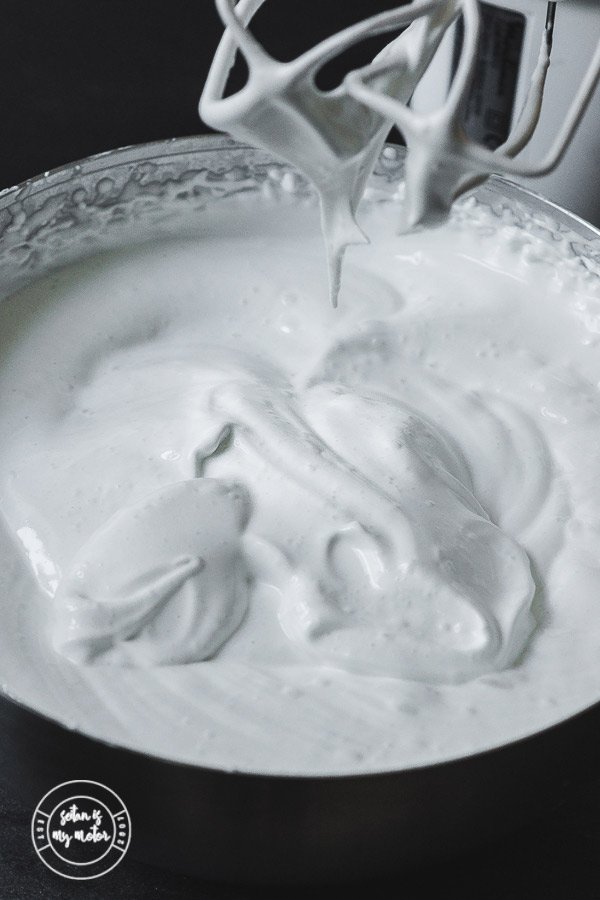 A big bowl of vegan marshmallow fluff.