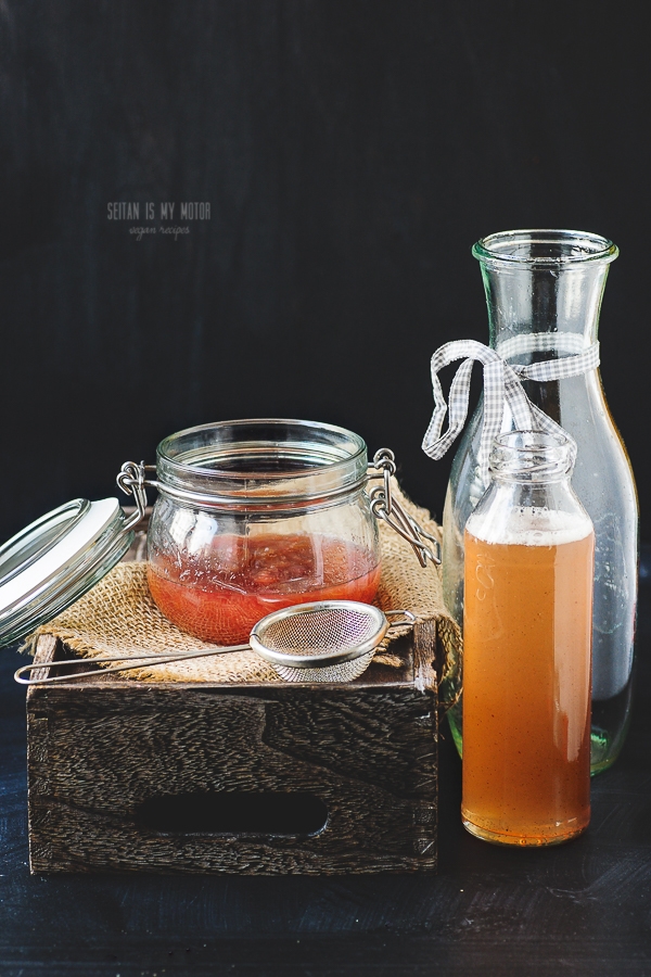 rhubarb syrup | seitanismymotor.com