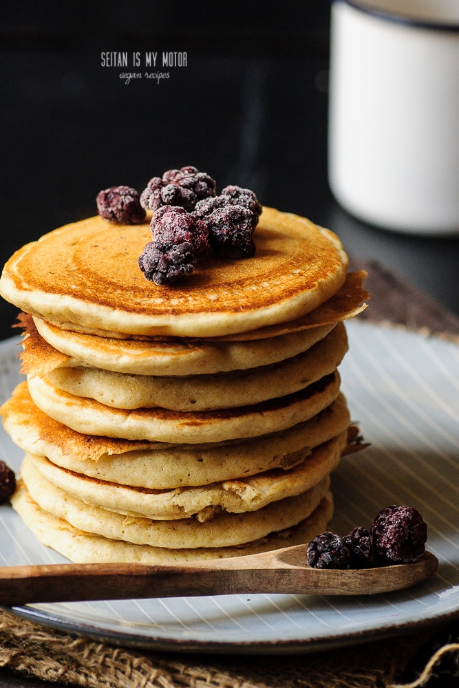 pancakes made with organic baking powder #baking #bakingpowdertest