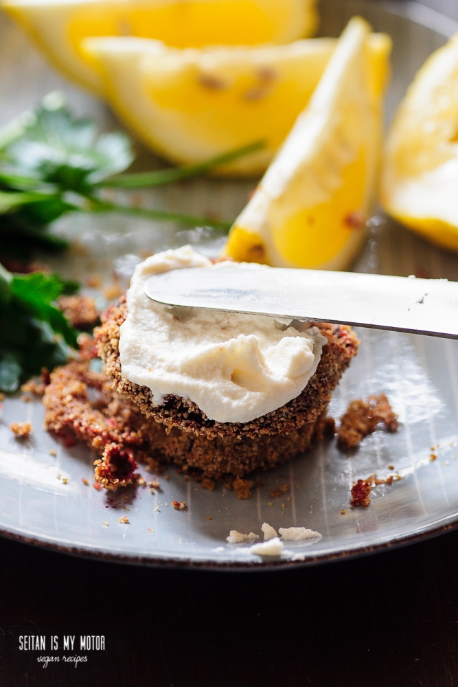 baked beet schnitzel #vegan #aquafaba