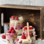 vegan raspberry tiramisu