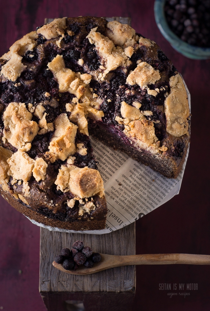 Mohnkuchen | German Poppy Seed Crumb Cake with Blackberries