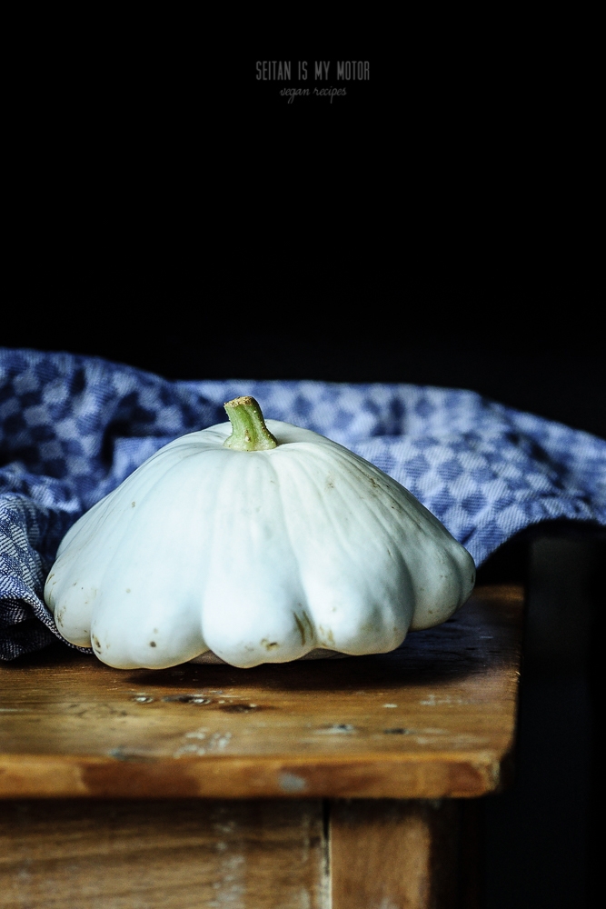 marinated pâtisson (patty pan squash)