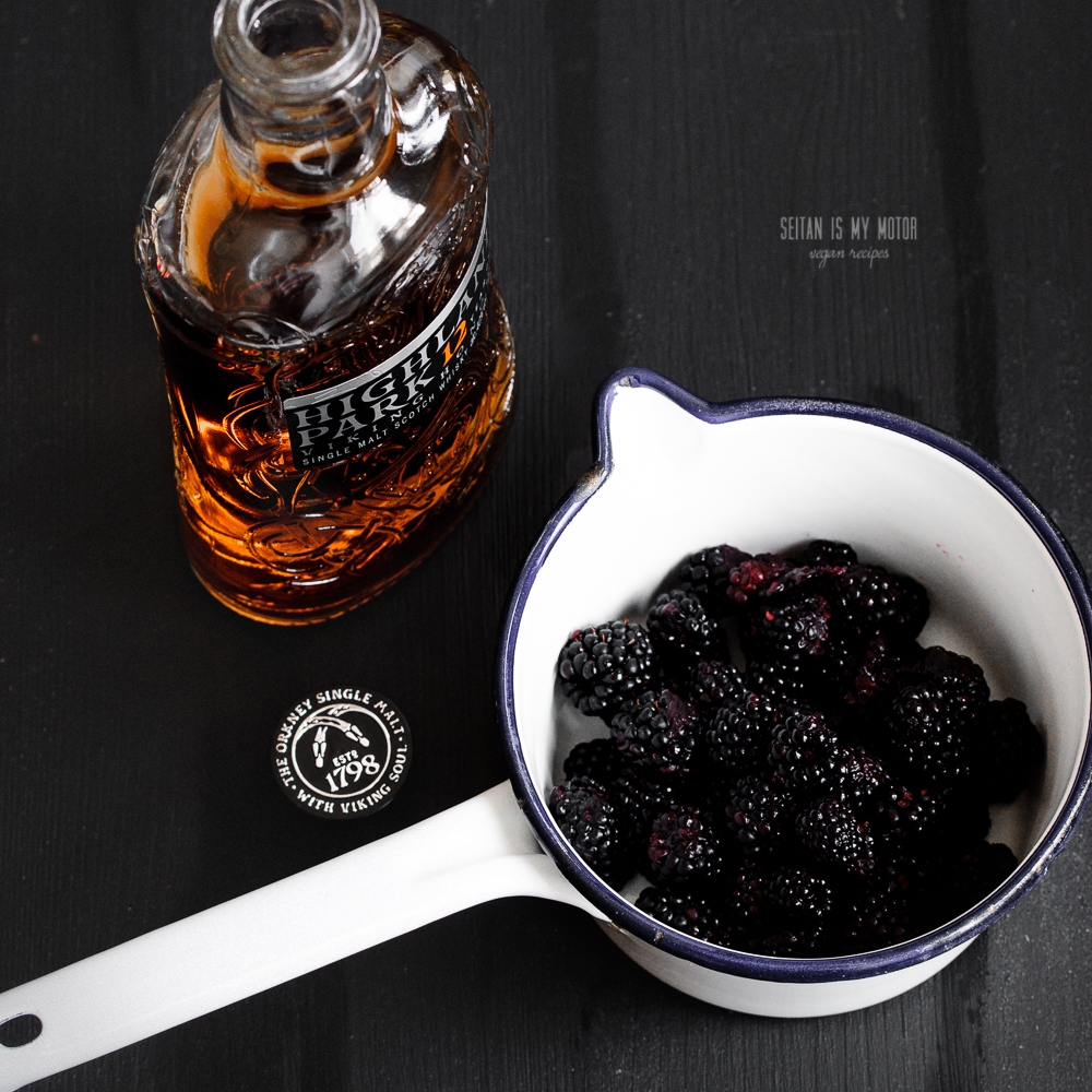 Blackberry Cheesecake with Whisky | seitanismymotor.com