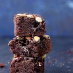 Vegan Toffee Brownies Vegane Toffee Brownies