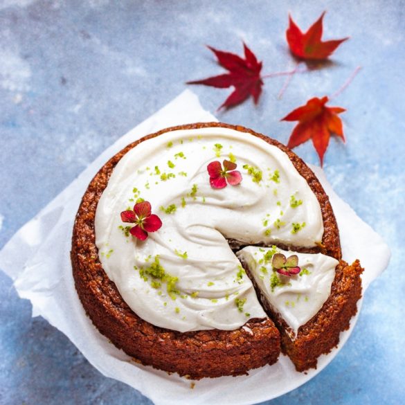 Carrot Cake Recipe #vegan #wholegrain