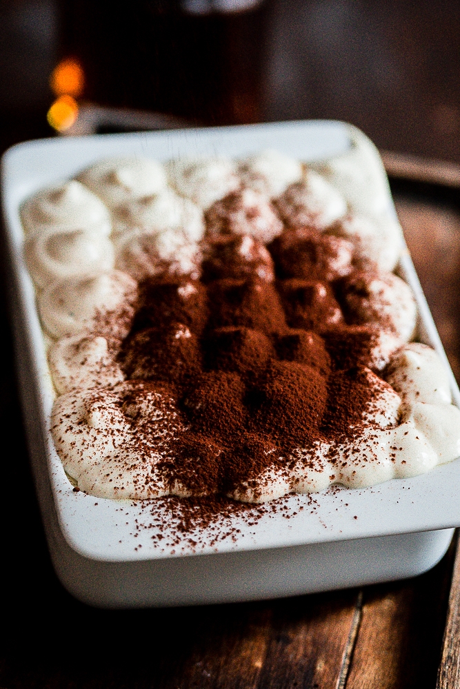 vegan tiramisu | seitanismymotor.com