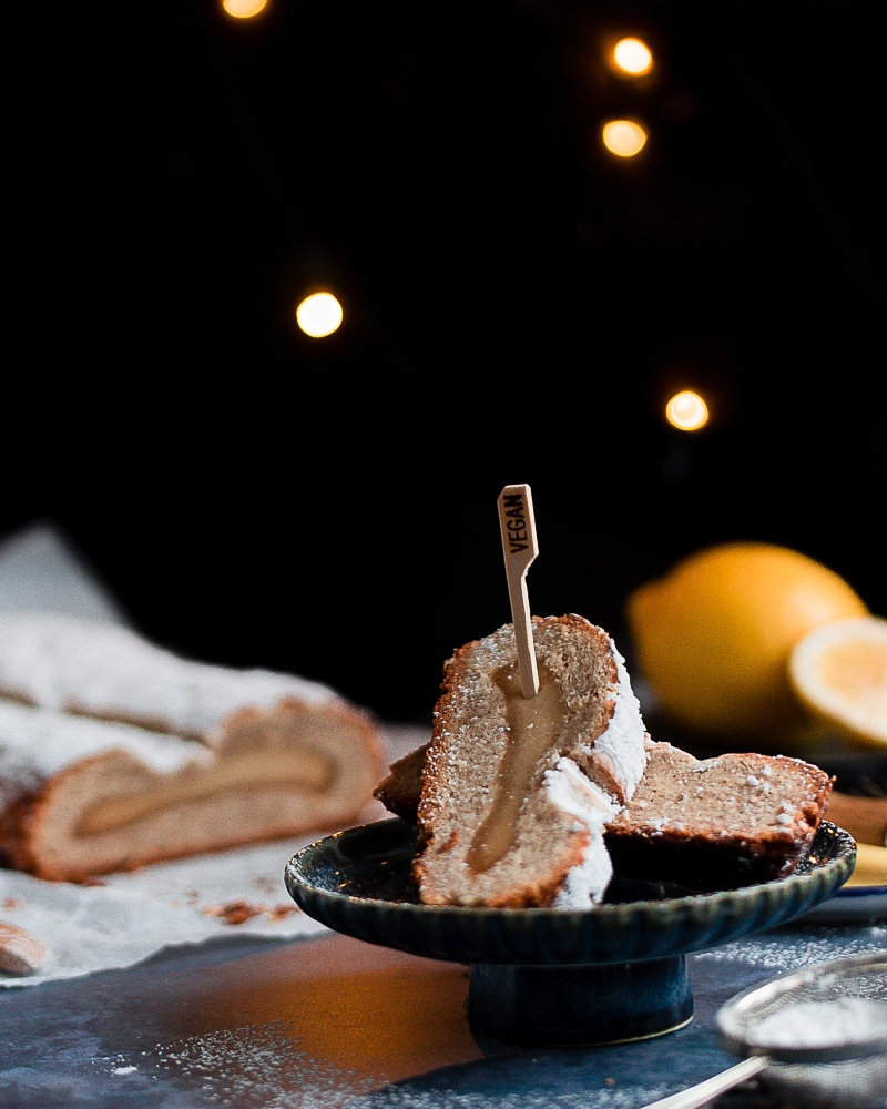 Veganer Marzipanstollen | Vegan Marzipan Stollen