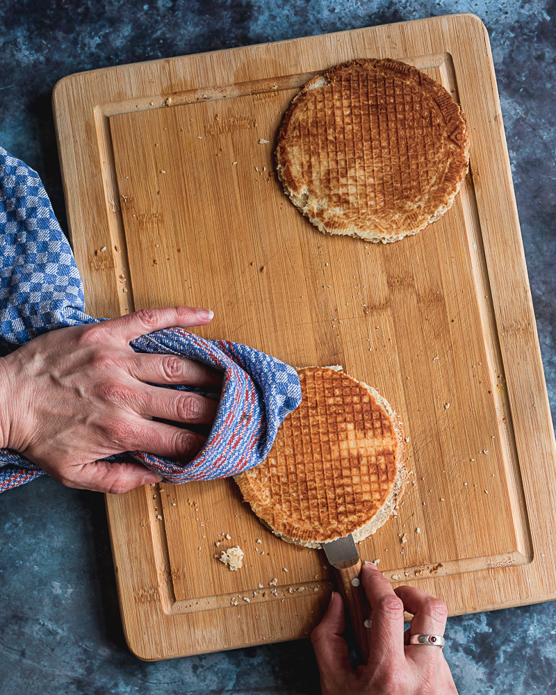 Vegan Stroopwaffles | vegane Stroopwaffeln | Stroopwafles | Sirupwaffeln